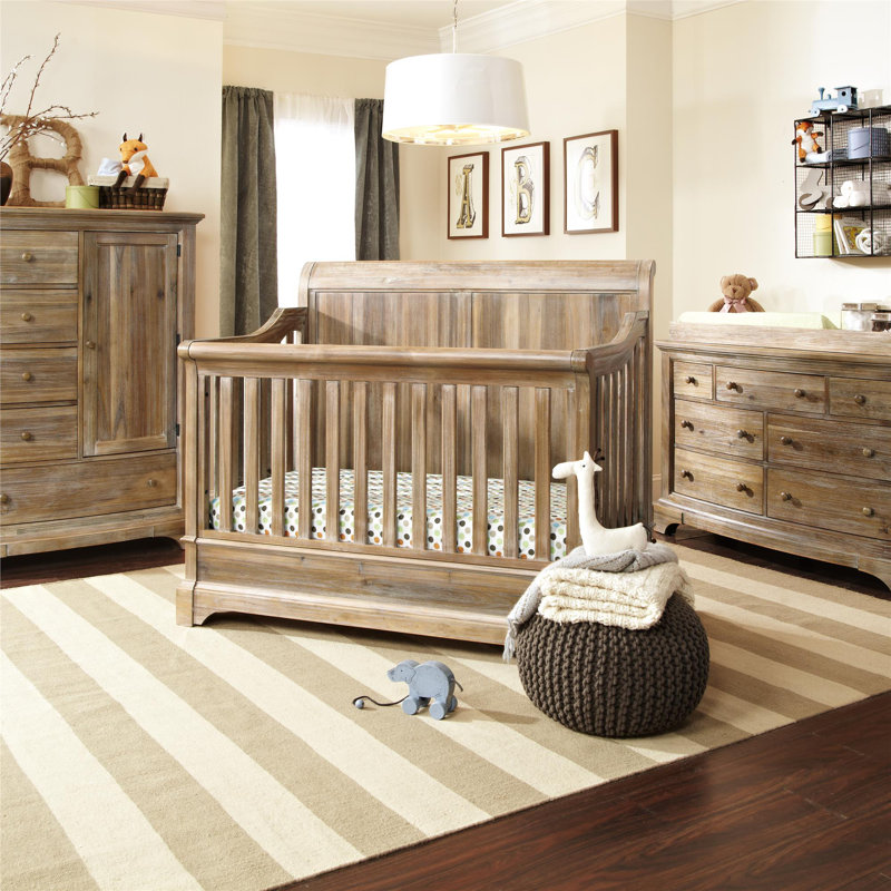 Bertini Pembrooke 5in1 Convertible Crib & Reviews Wayfair